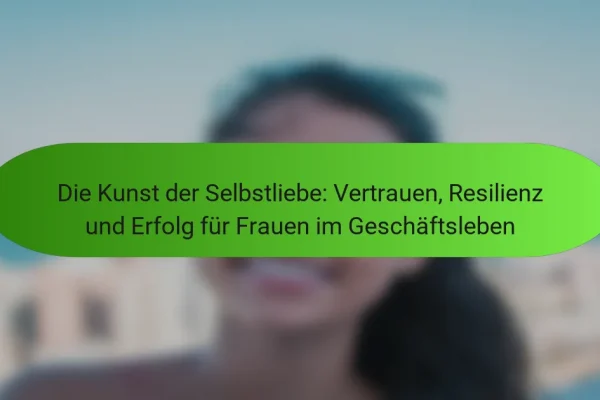 Die Kunst der Selbstliebe: Vertrauen, Resilienz und Erfolg für Frauen im Geschäftsleben